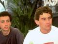 leonardo and Ayrton Senna sitting together